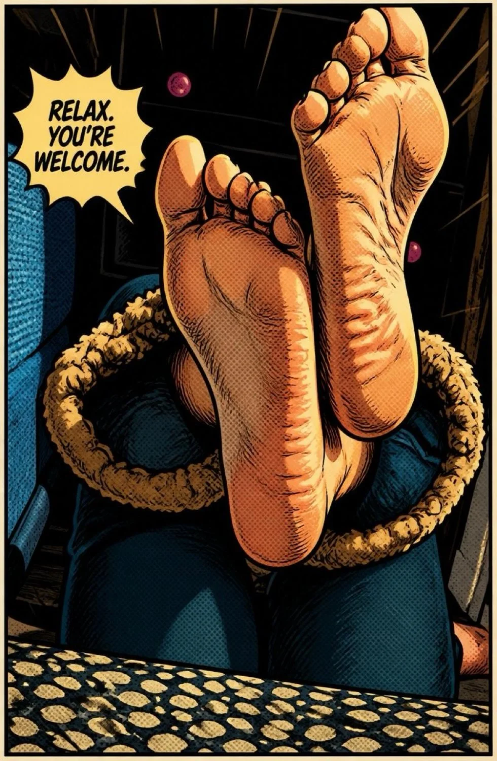 Comic feet image 2