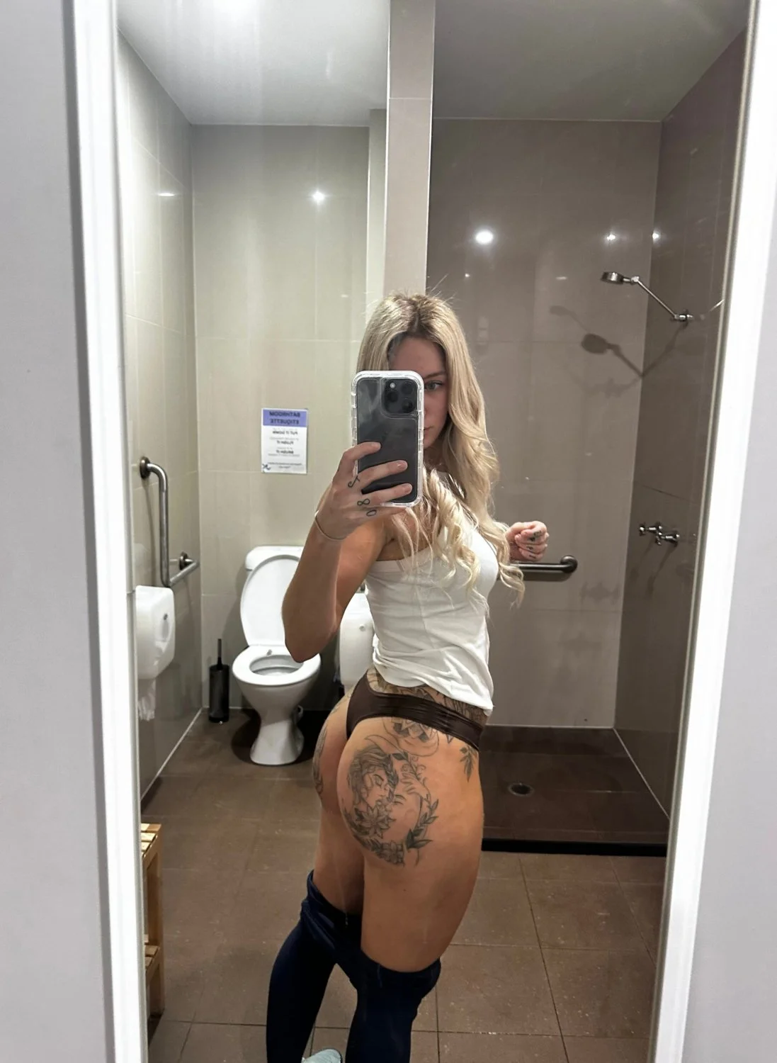 Call me the queen of bathroom stall booty pics main image