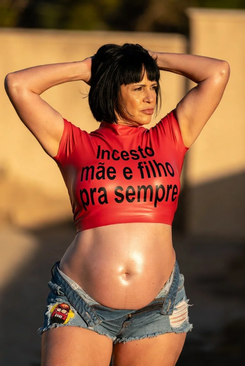Imagens de mamães safadas que amam seus filhos de uma forma diferente. MILF - TABOO - IA - AI image 17