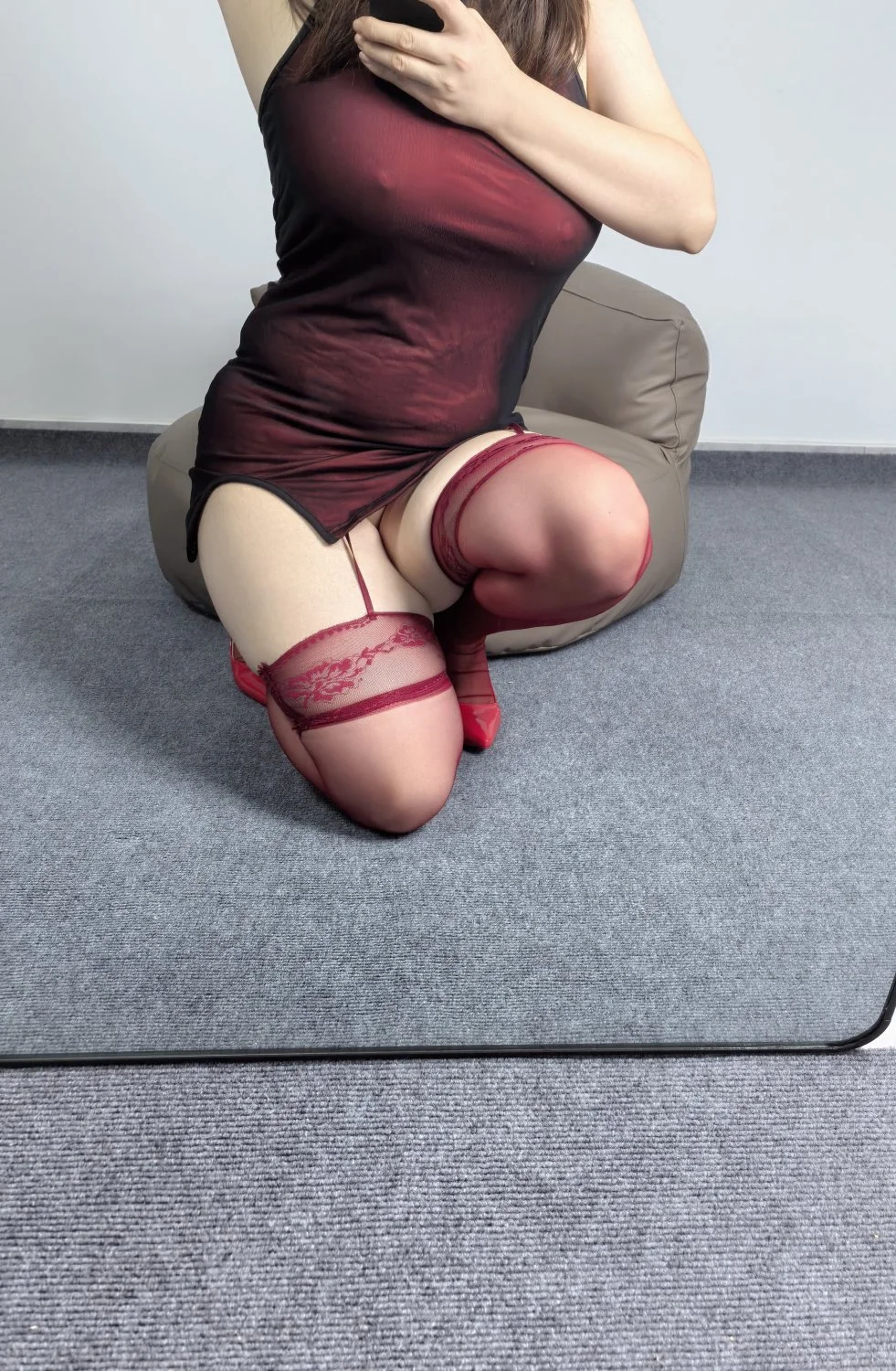 Selfie of my obedient wife image 2