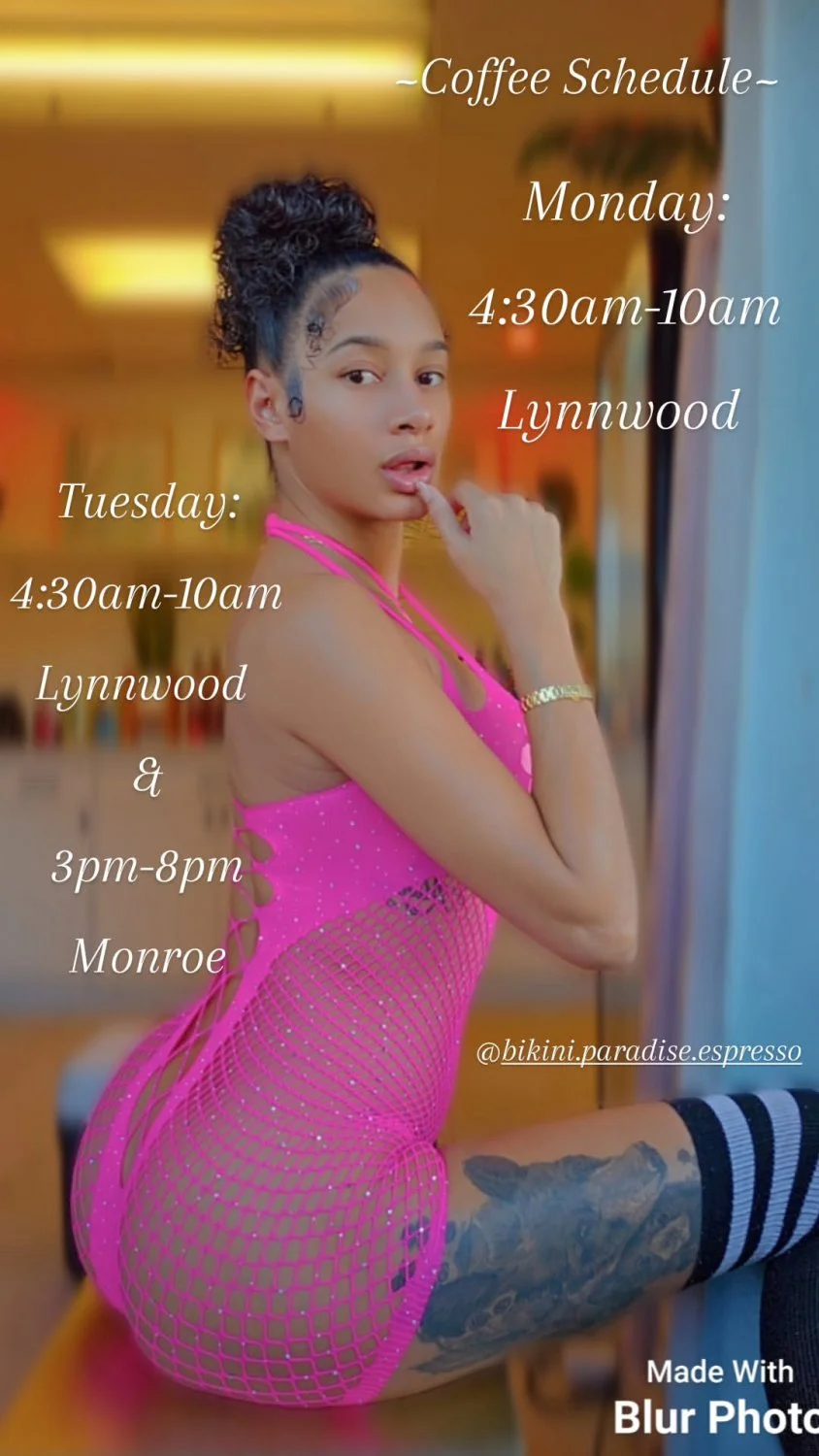 Seattle Lightskin Bikini Barista Stripper baddie image 12