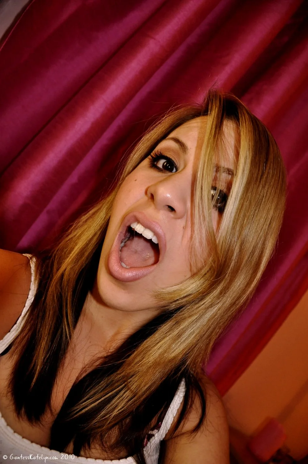Katelyn Brooks - Blonde Hair Mouth Tease image 8