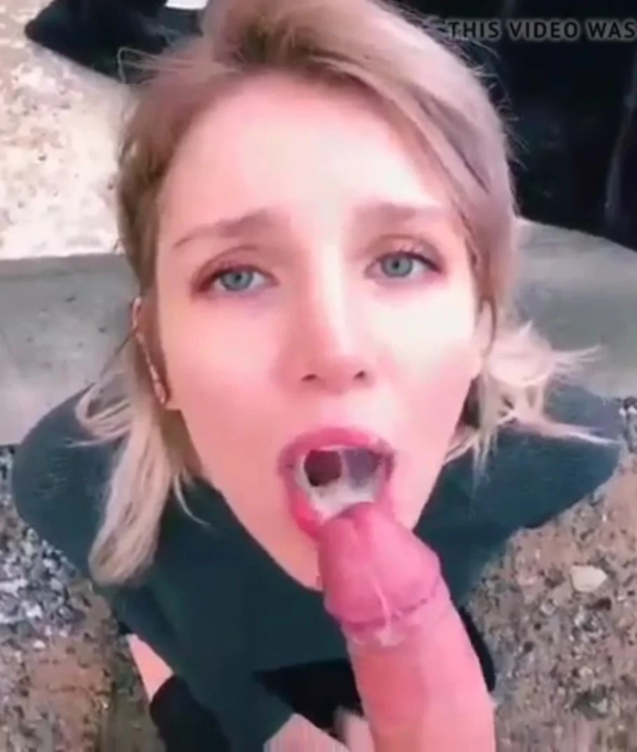 Swalling nut on the street💦👀 image 4