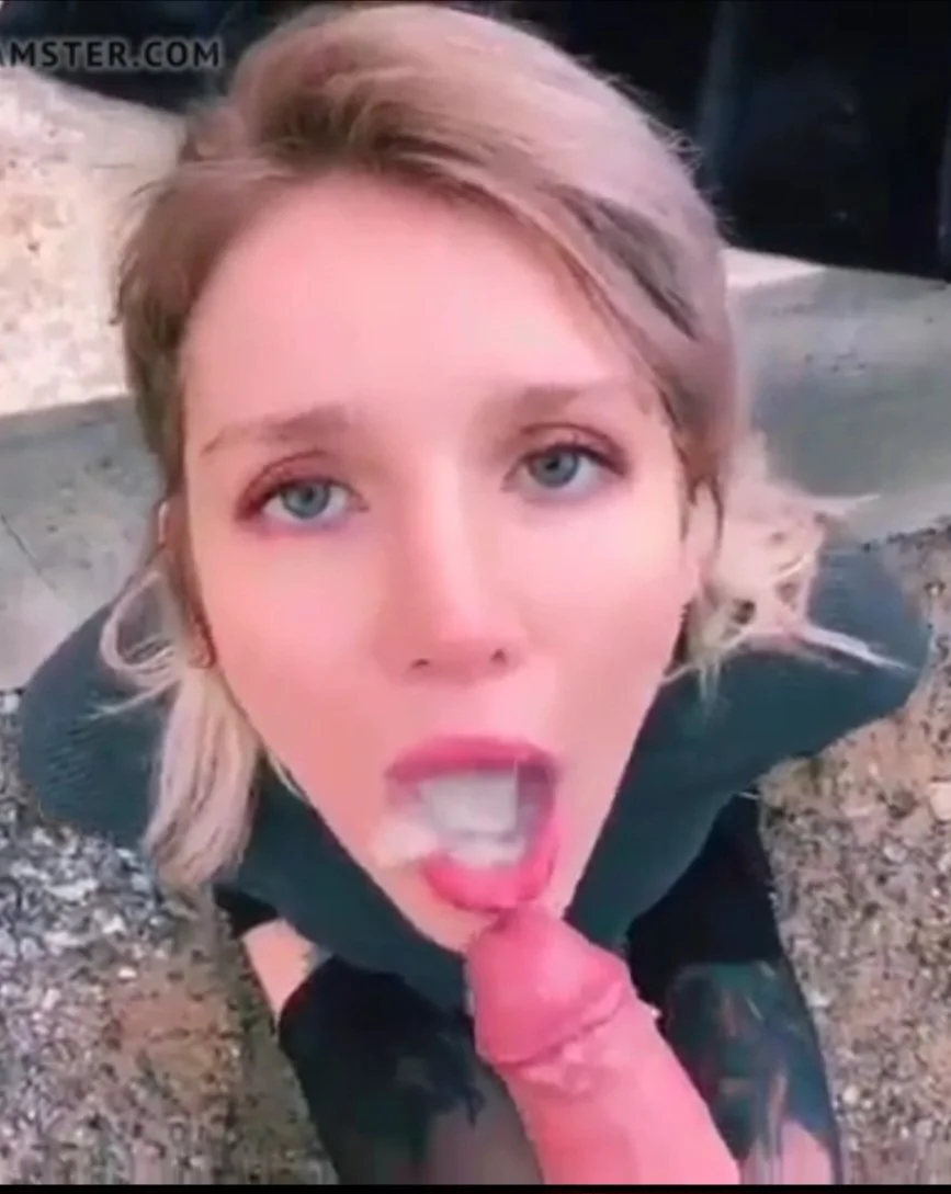 Swalling nut on the street💦👀 image 9