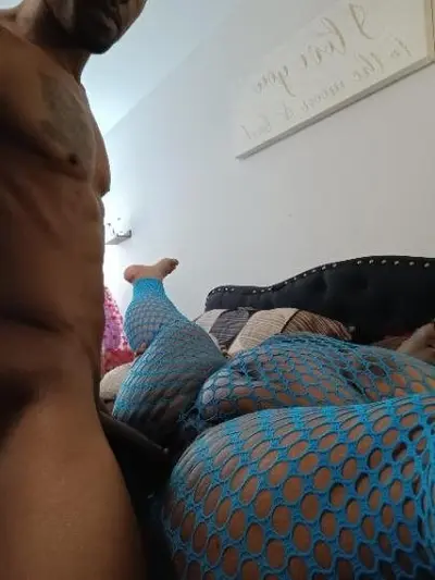 Young BBC and his mature ebony sidepiece . Flexible bbw mom cover image