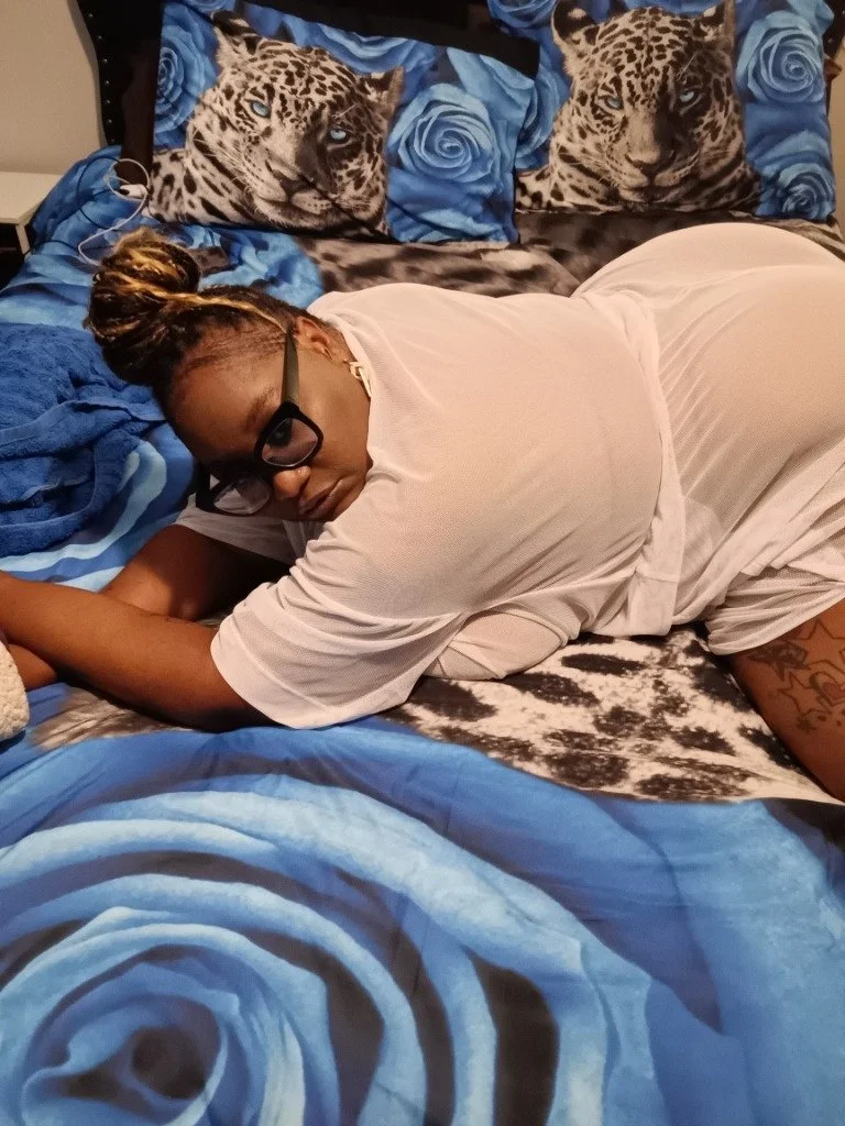 Young BBC and his mature ebony sidepiece . Flexible bbw mom image 13