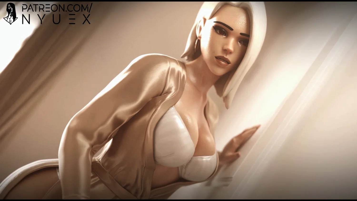[Overwatch] PAWG Mercy gets fucked image 3