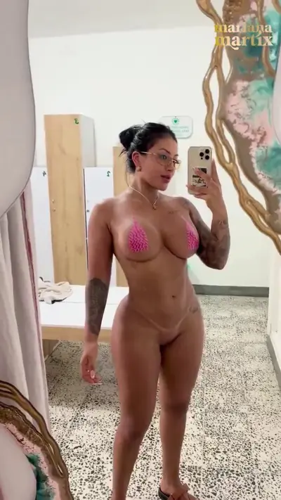 Taking off her nipple stickers 😍😍 cover image
