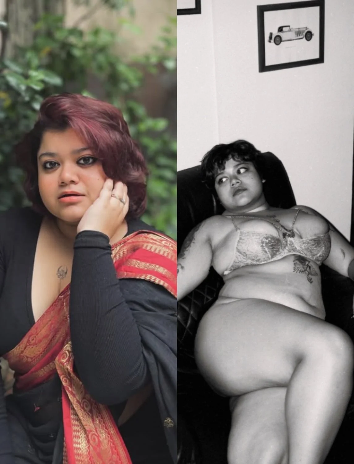 491 - Chubby Tatted Indian girl main image
