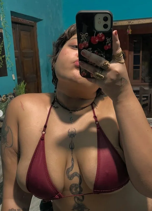 491 - Chubby Tatted Indian girl image 4