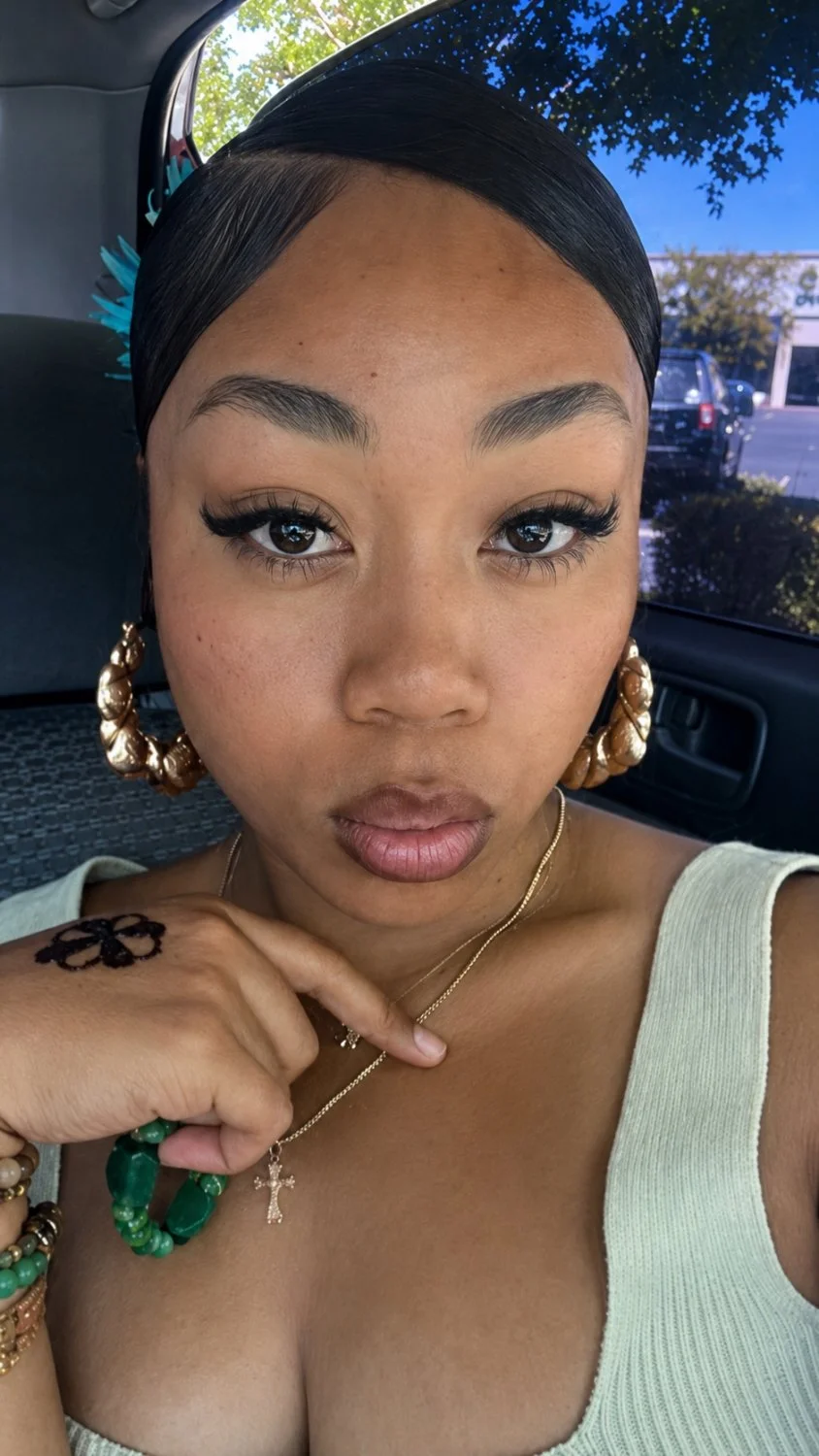 Blasian Eating Dick And Balls In The Car main image
