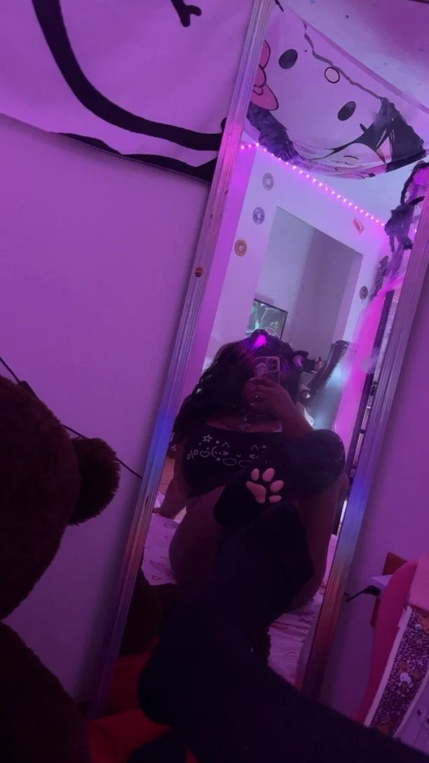 Ebony furry teen image 6