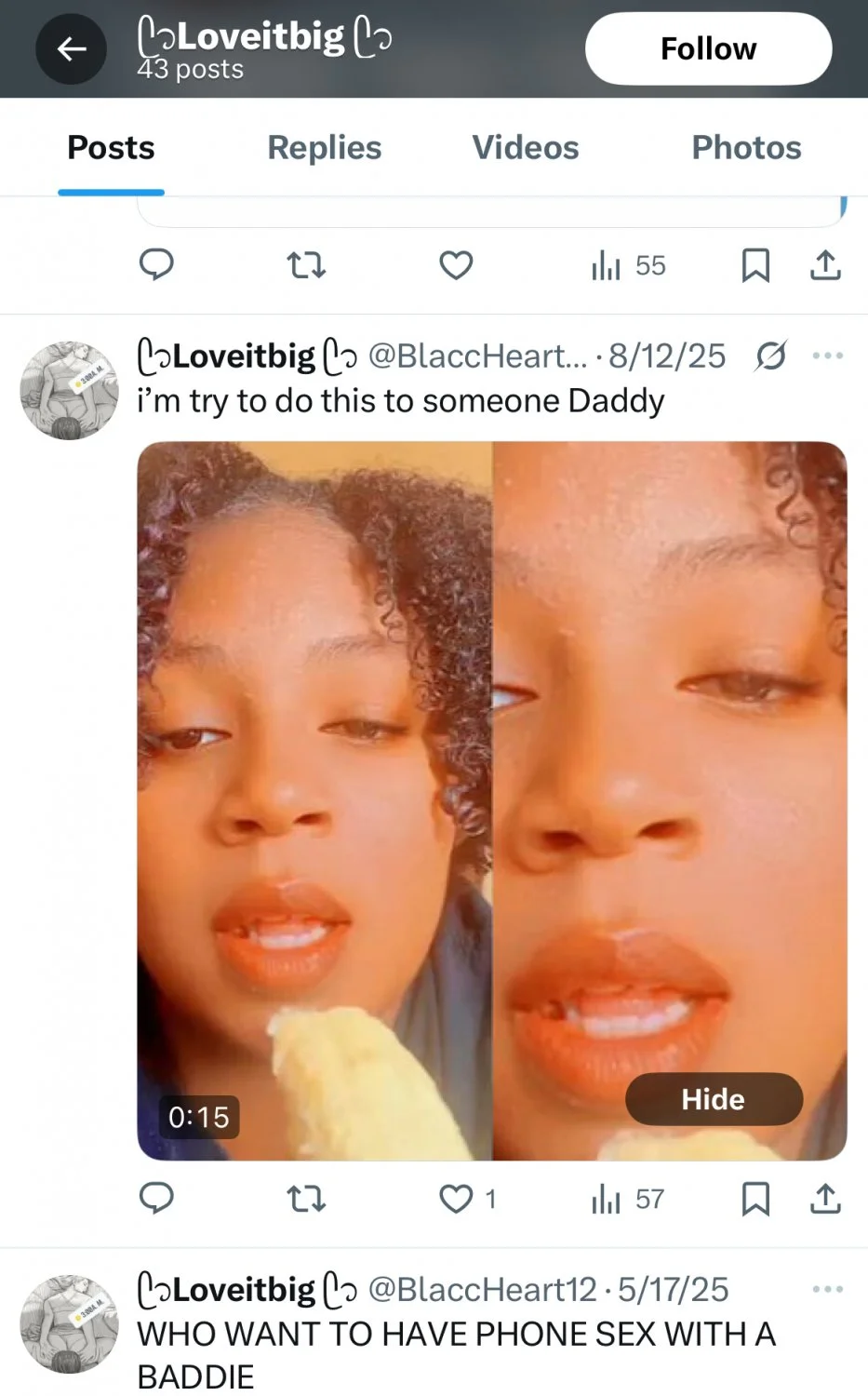TikTok, Instagram , Twitter, Ebony Thot fucks Multiple Guy in one Day main image