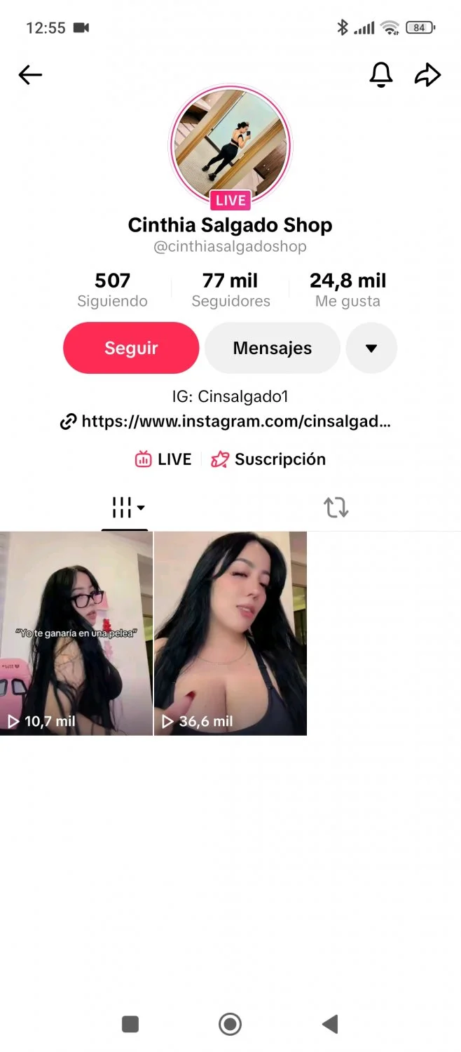 La única vs Cinthia Salgado chicharrones tiktok&telegram image 2