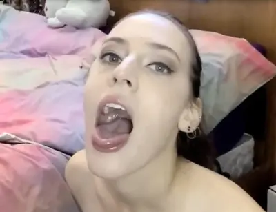 Submissive Fucktoy Orgasms During Facefuck cover image