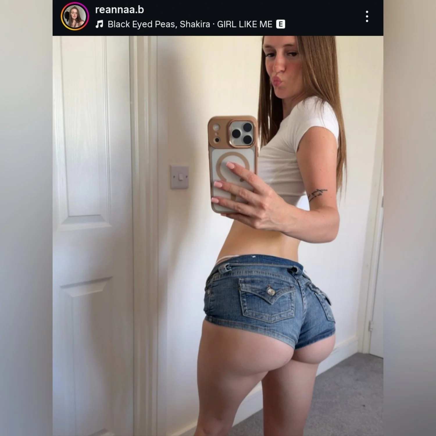 Magrinha Perfeita Rabuda Do Insta Vazou 🔥🥵🤤 main image