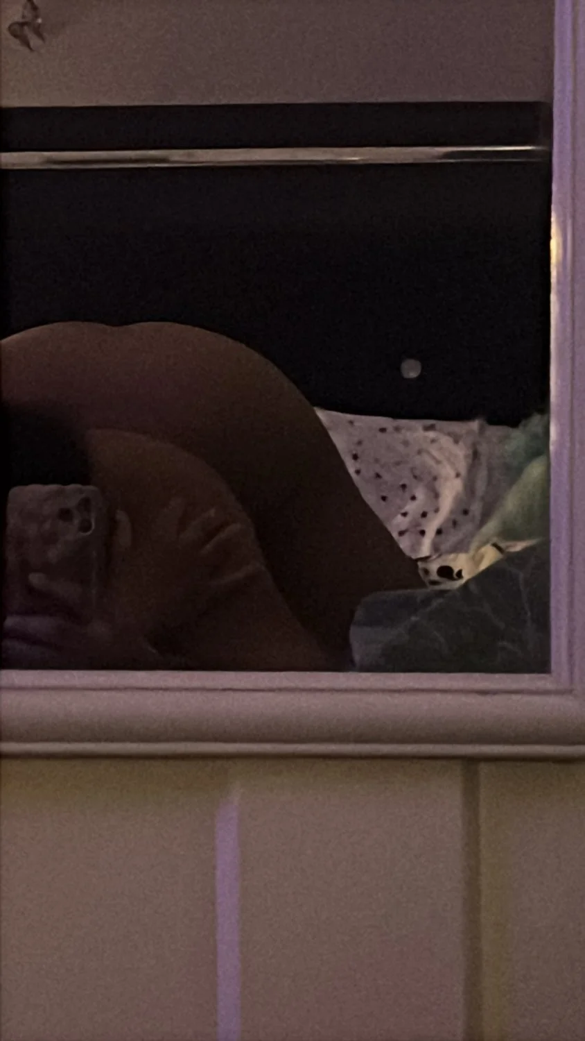Lightskin nurse in purple lingerie 🔥💜 image 12