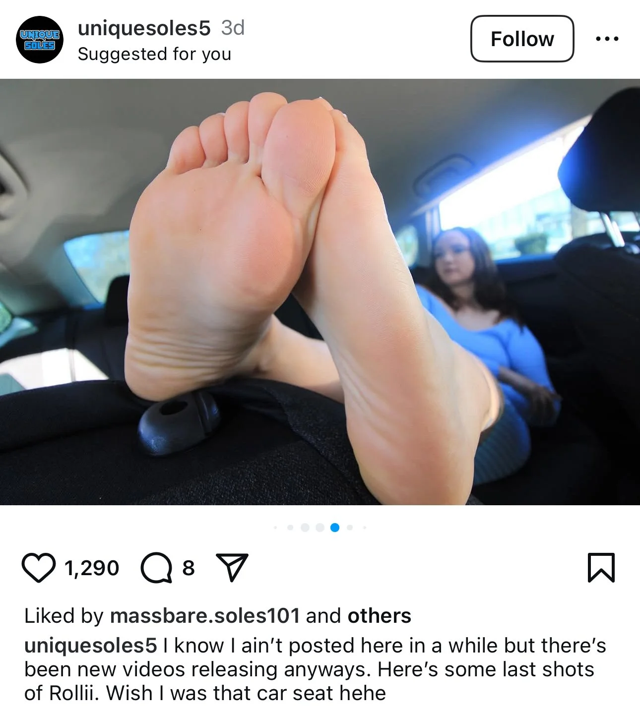 Big soft white soles rolli image 10