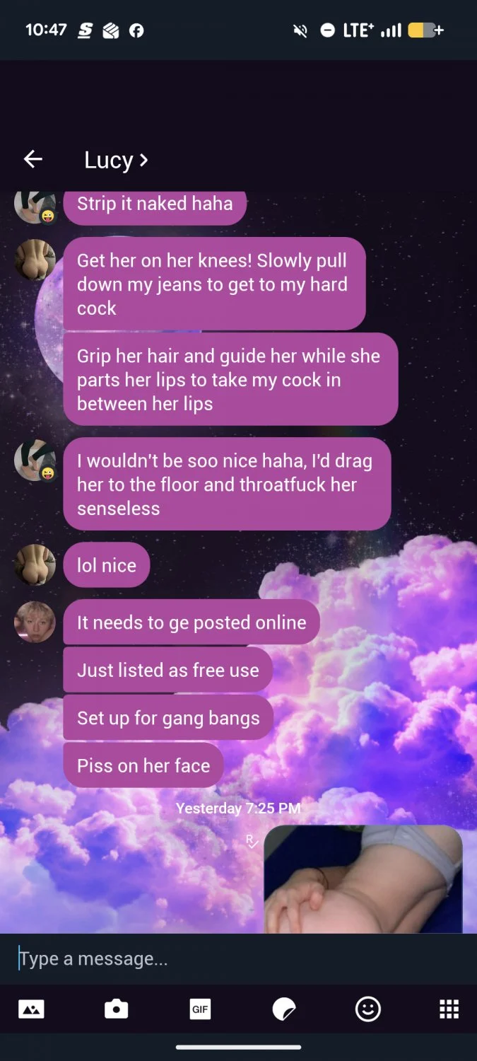 hmu to join a telegram group to degrade my teen gf. tele - luucyfurr image 2