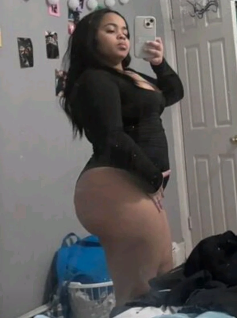 Light skin ebony modeling for me in her sling shot bodysuit soft ass image 10