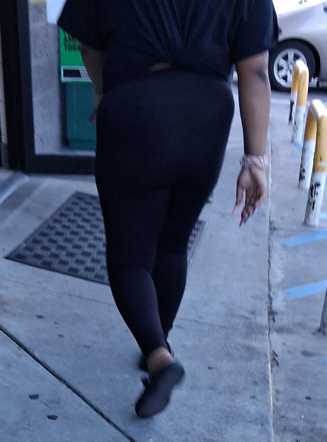 Light skin ebony modeling for me in her sling shot bodysuit soft ass image 5
