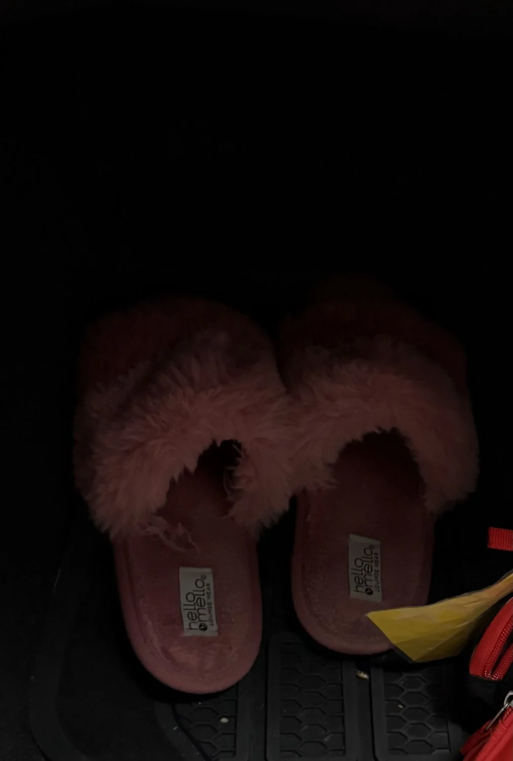Fucking woman’s pink slippers image 5