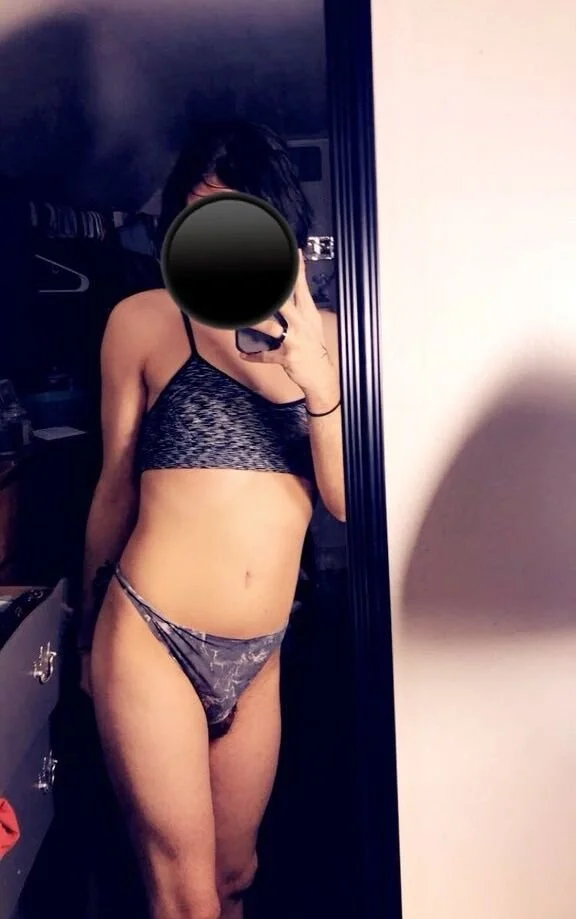 Trans Girl Natalie Okan Showing off her tiny clitty and fat ass pt 2. image 12