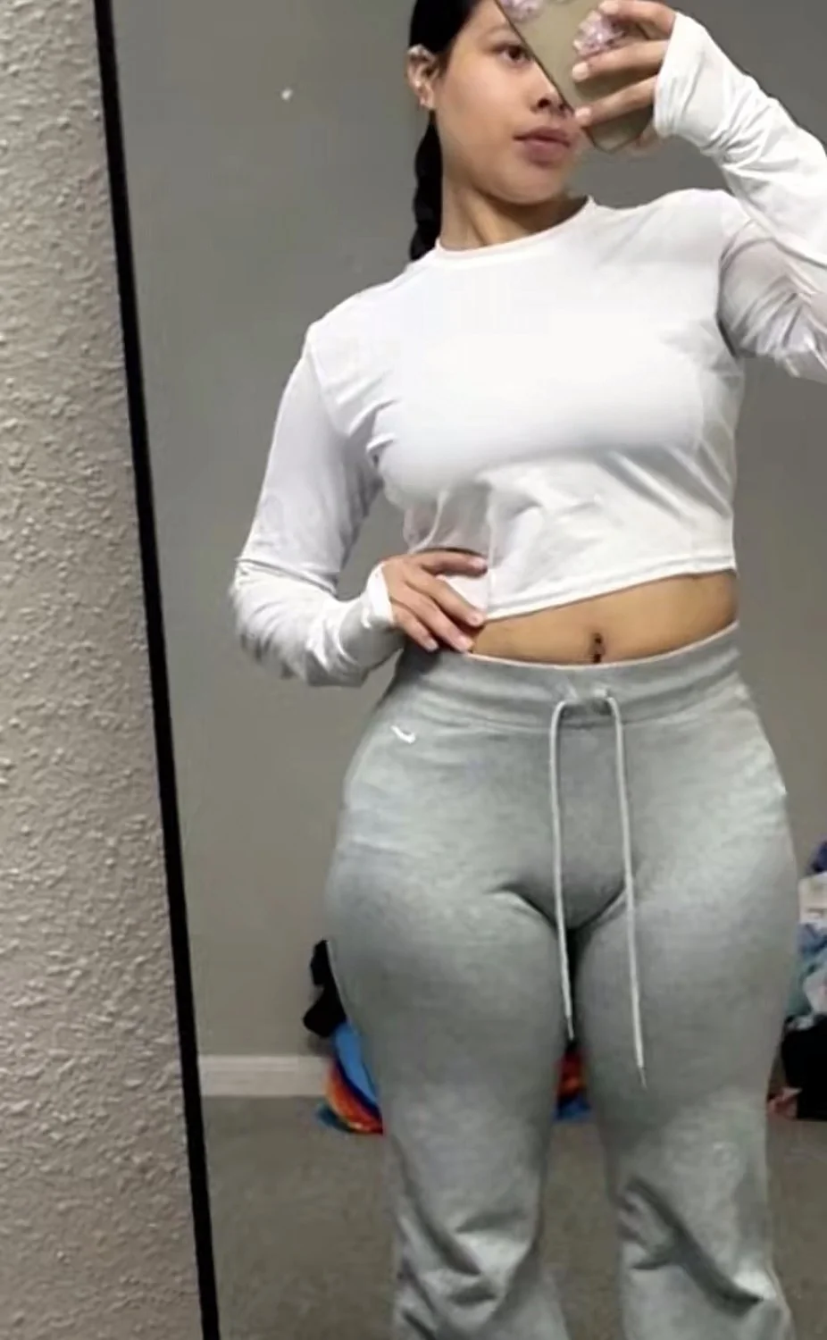 Sexy Latina likes showing her nipples image 3