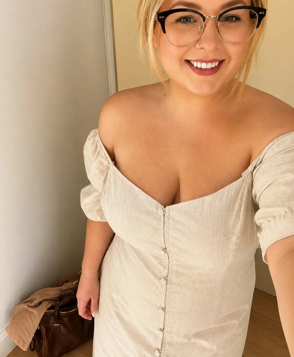 Big Tits & Ass On Fat Blonde Slut image 29