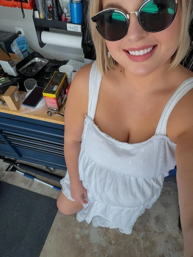 Big Tits & Ass On Fat Blonde Slut image 50