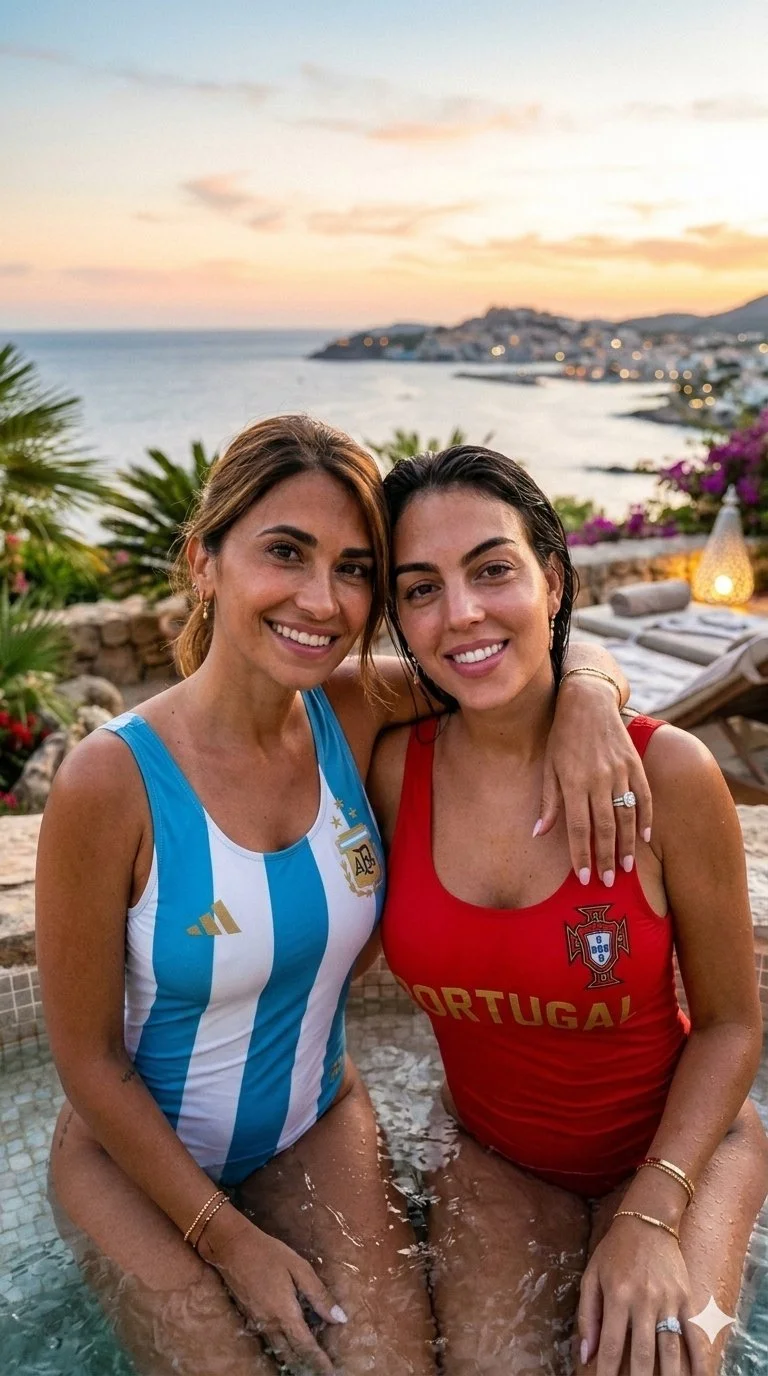 Georgina Rodríguez y antonella rocouzzo image 5