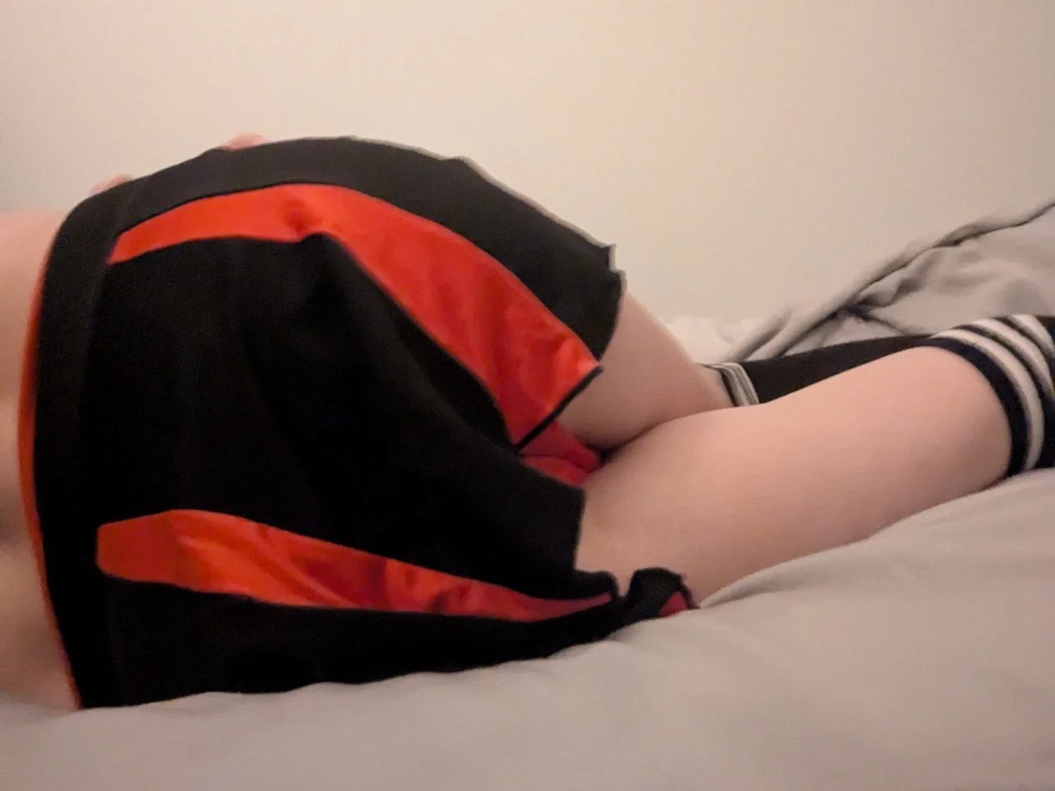 Femboy cheerleader cosplay image 3