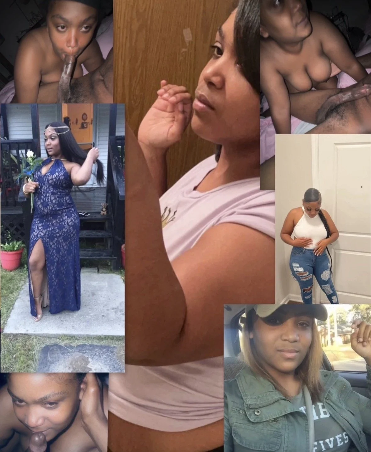 Black fat ho goon collage 2 image 1