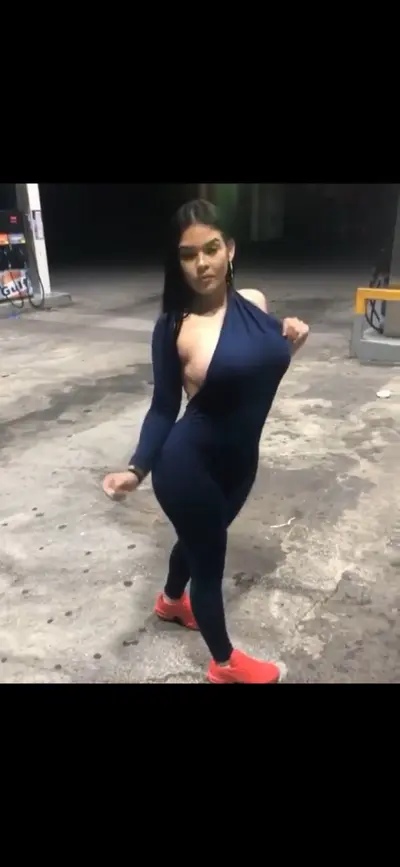 Hot Latina twerking at gas station 🥵⛽️🔥 cover image