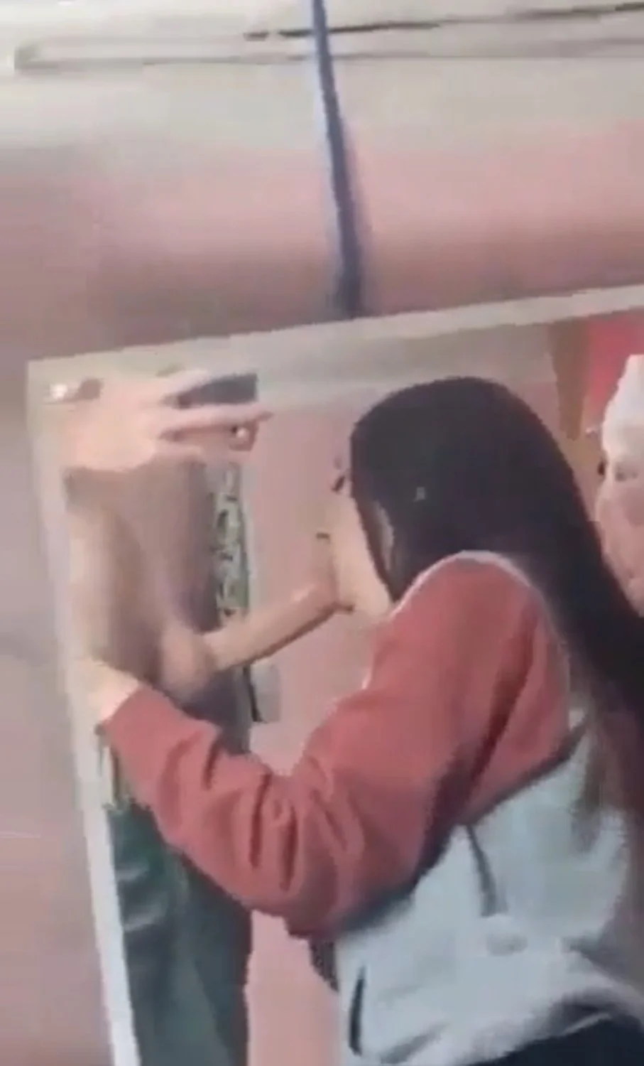 Mirror blowjob slut main image