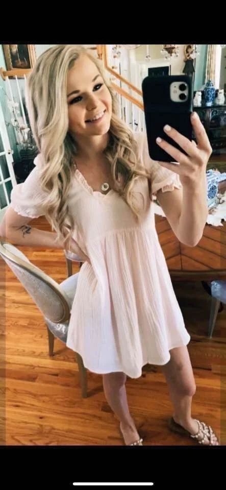 Blonde College Whore Presenting Her Petite Body image 15