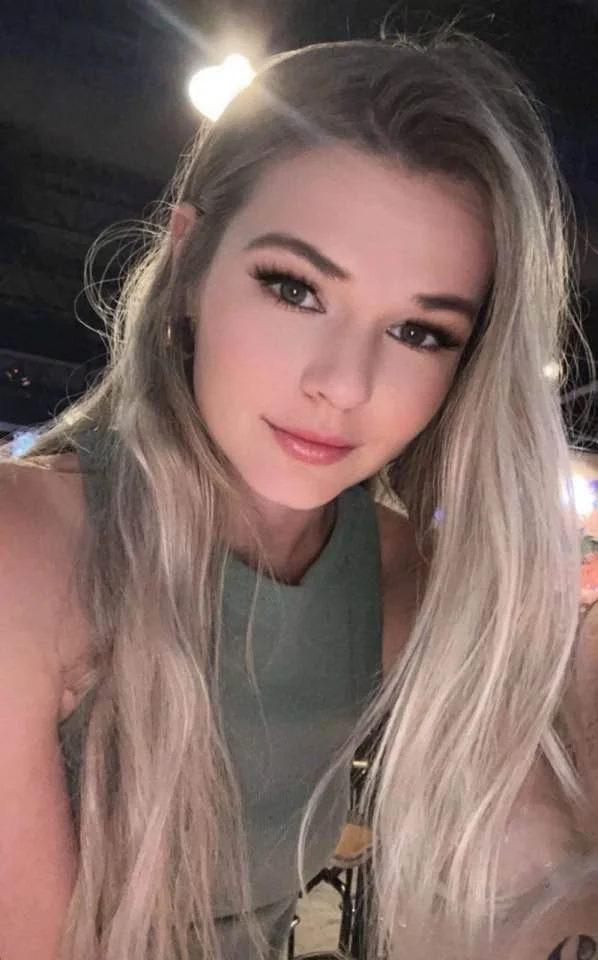 Blonde College Whore Presenting Her Petite Body image 32