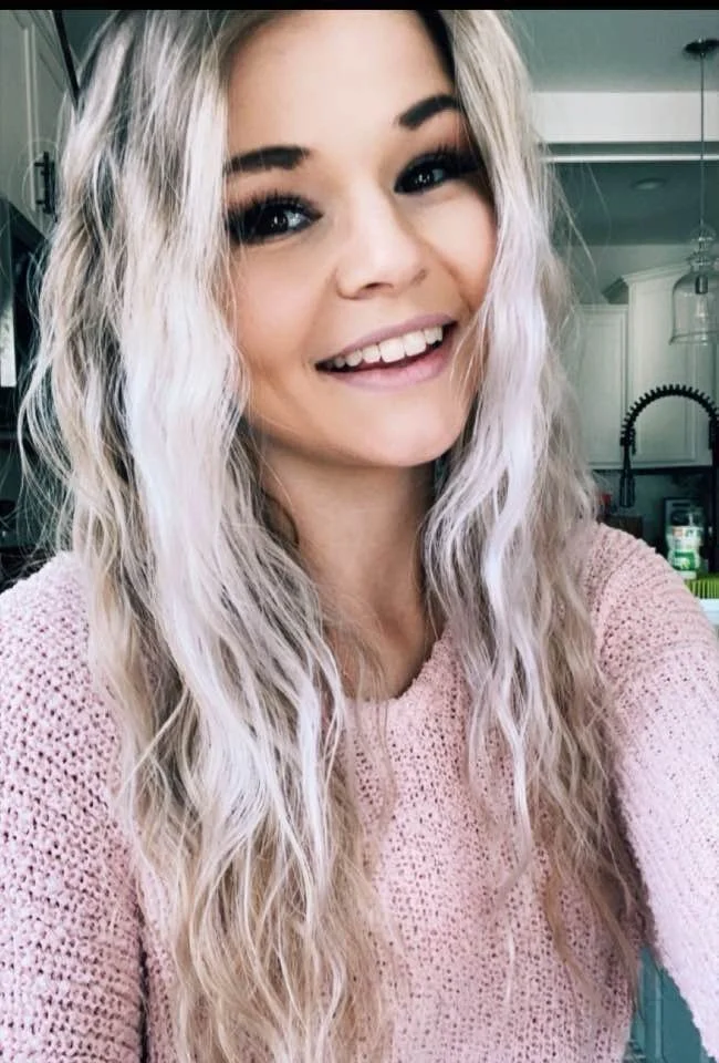 Blonde College Whore Presenting Her Petite Body image 4