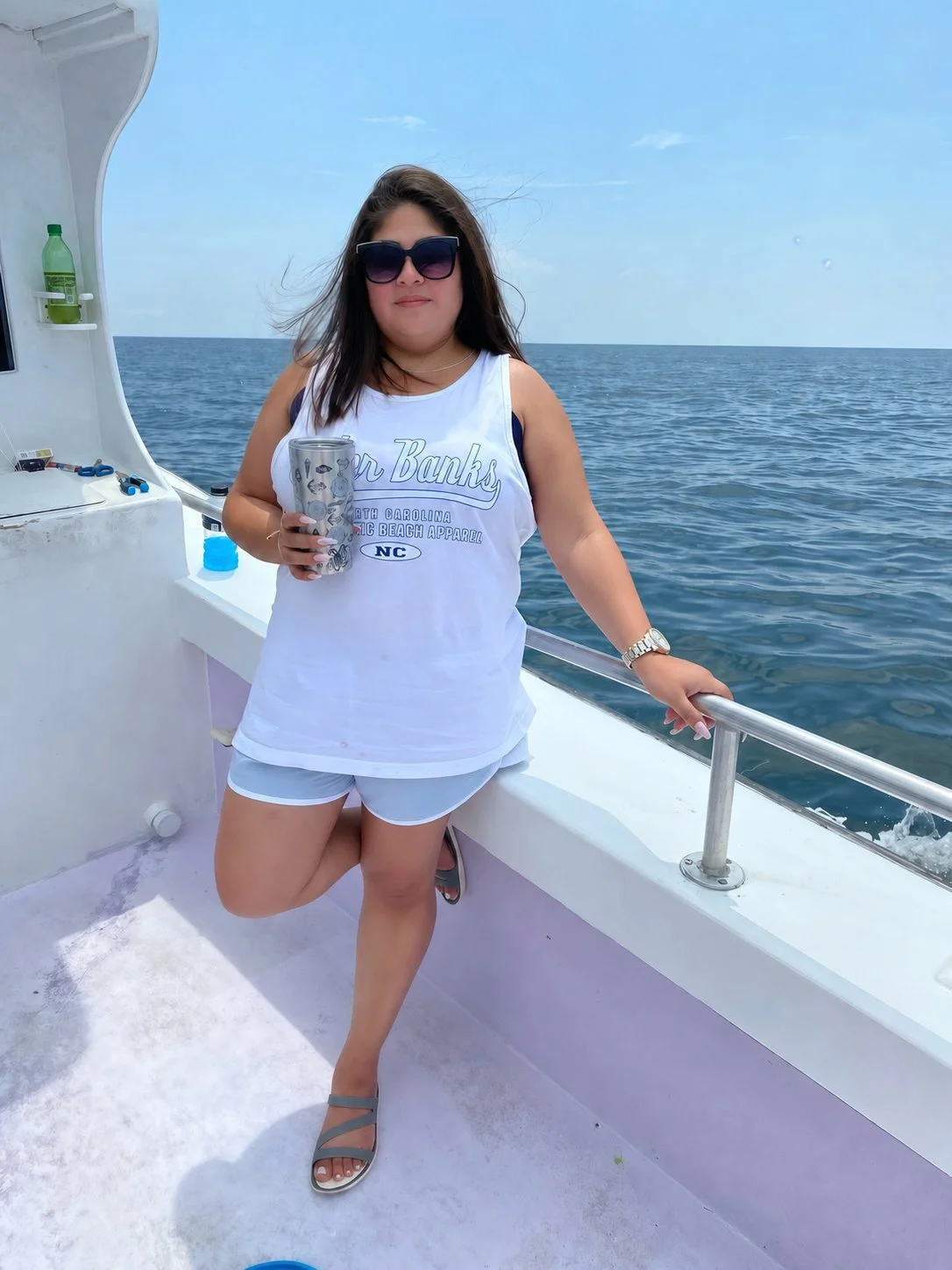 Want to guess how my wife got us a free charter boat……blowjob for the captain image 7