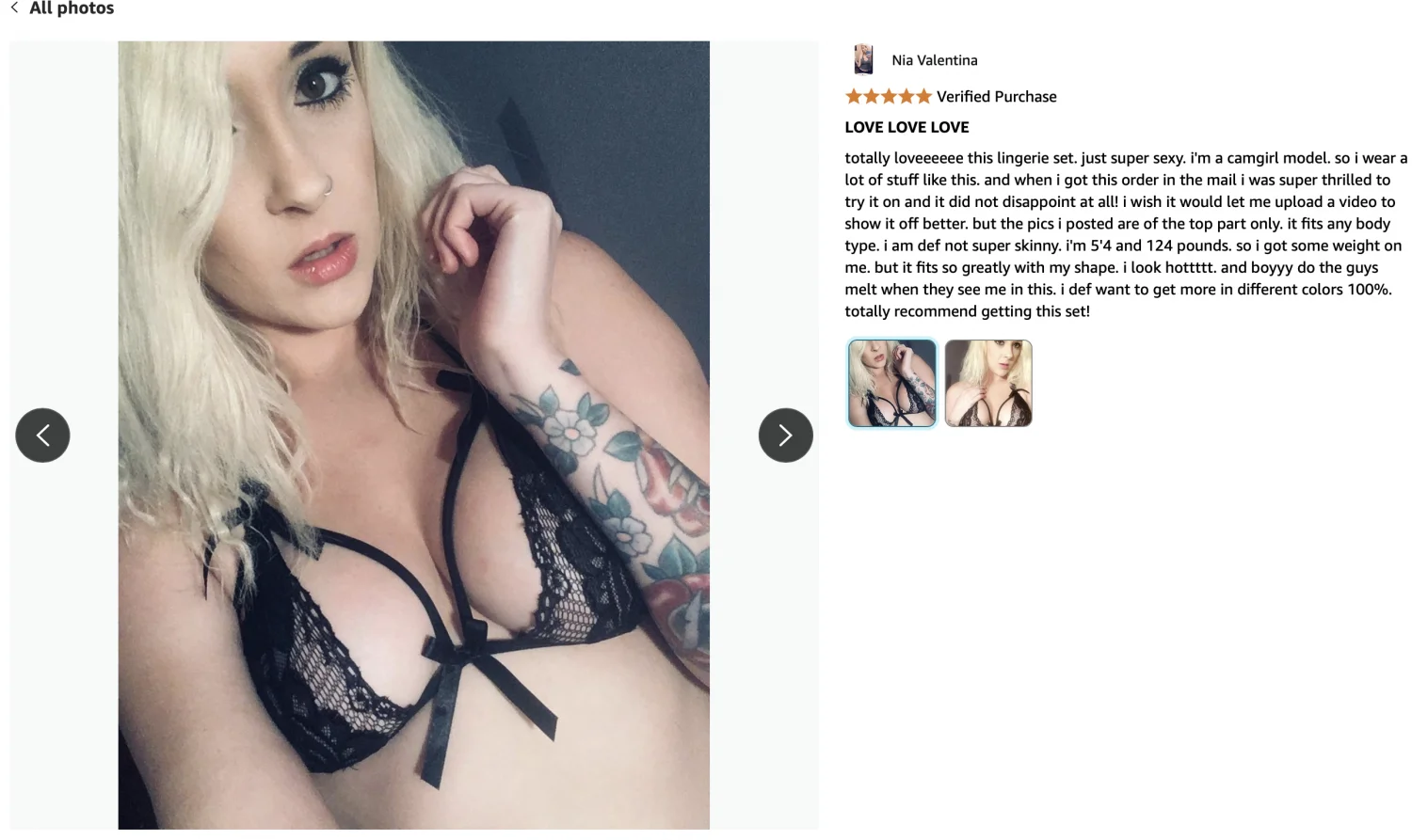 Amateur Amazon Lingerie Reviews Vol. 2 image 27