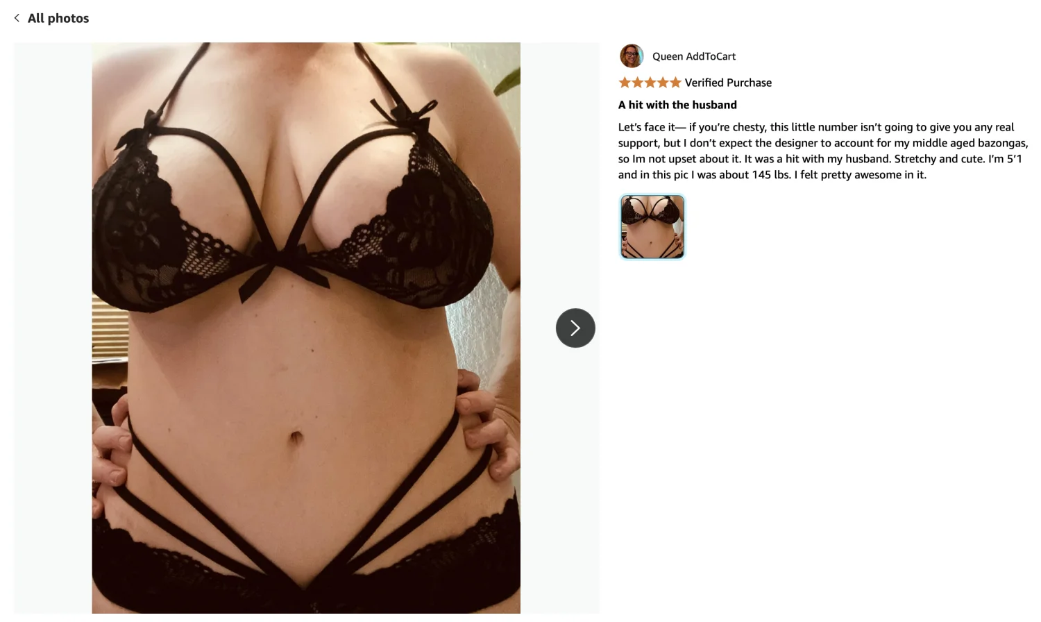Amateur Amazon Lingerie Reviews Vol. 2 image 4