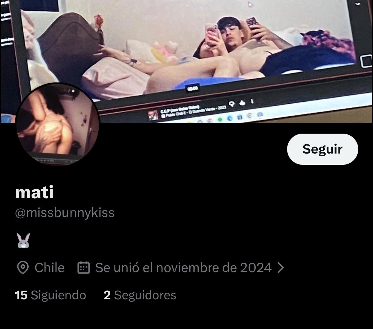 pendeja chilena de tw MissBunnyKiss image 5