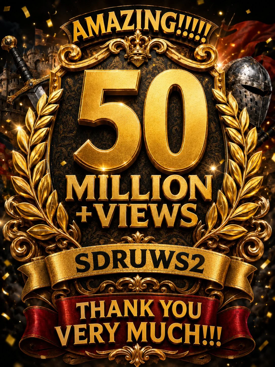50 MILLION... THANK YOU SO MUCH, MY FRIENDS!! image 1