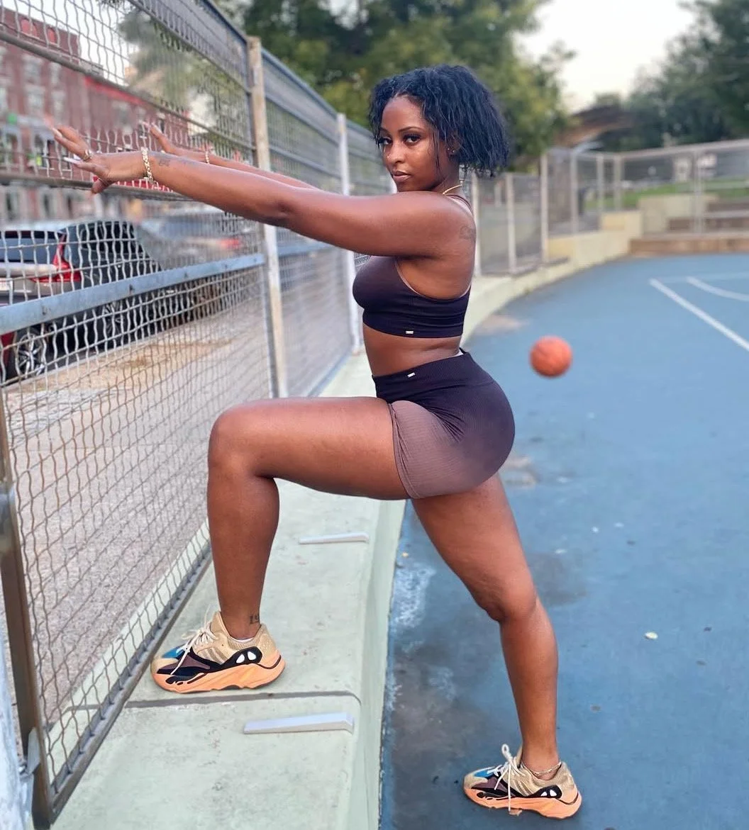 Slutty Ebony Wife And Ex With A Fatass And A Little Bit Of Additude image 19