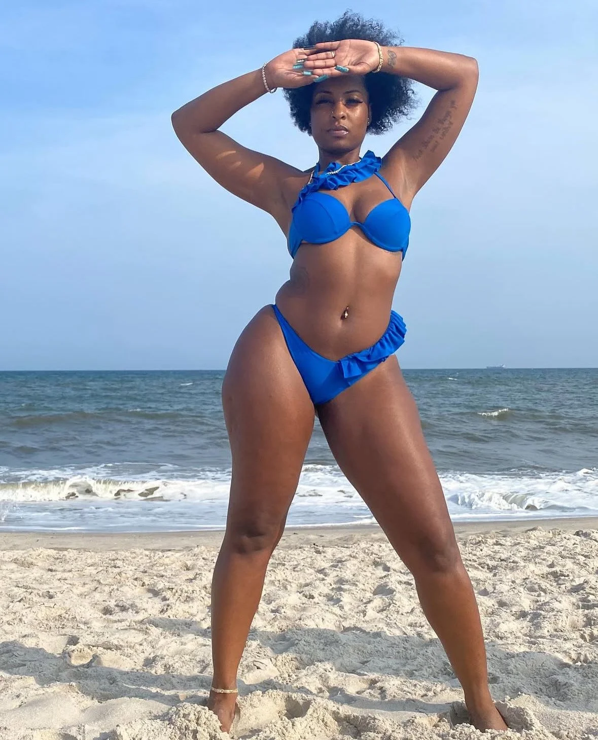 Slutty Ebony Wife And Ex With A Fatass And A Little Bit Of Additude image 20
