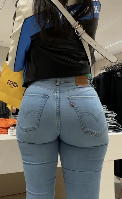 Hot Latina Perfect Ass in Jeans cover image