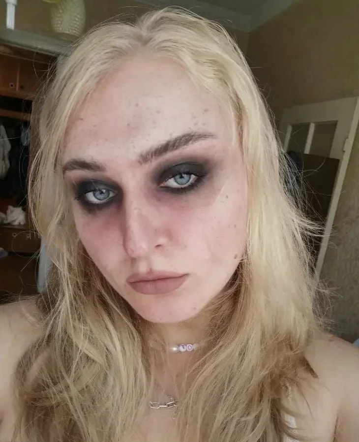 Hot blond naked image 2