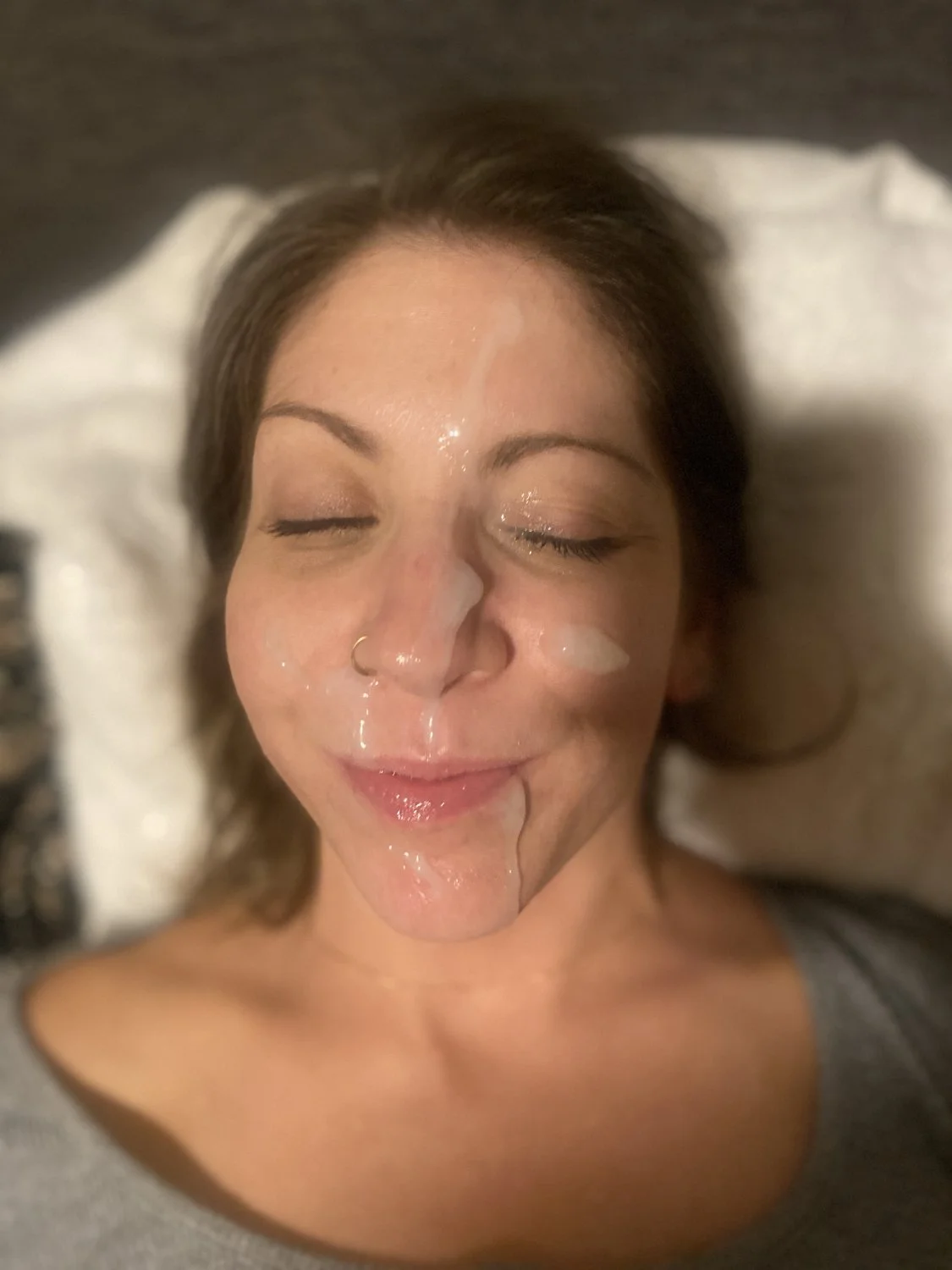 Love being covered in his cum image 3