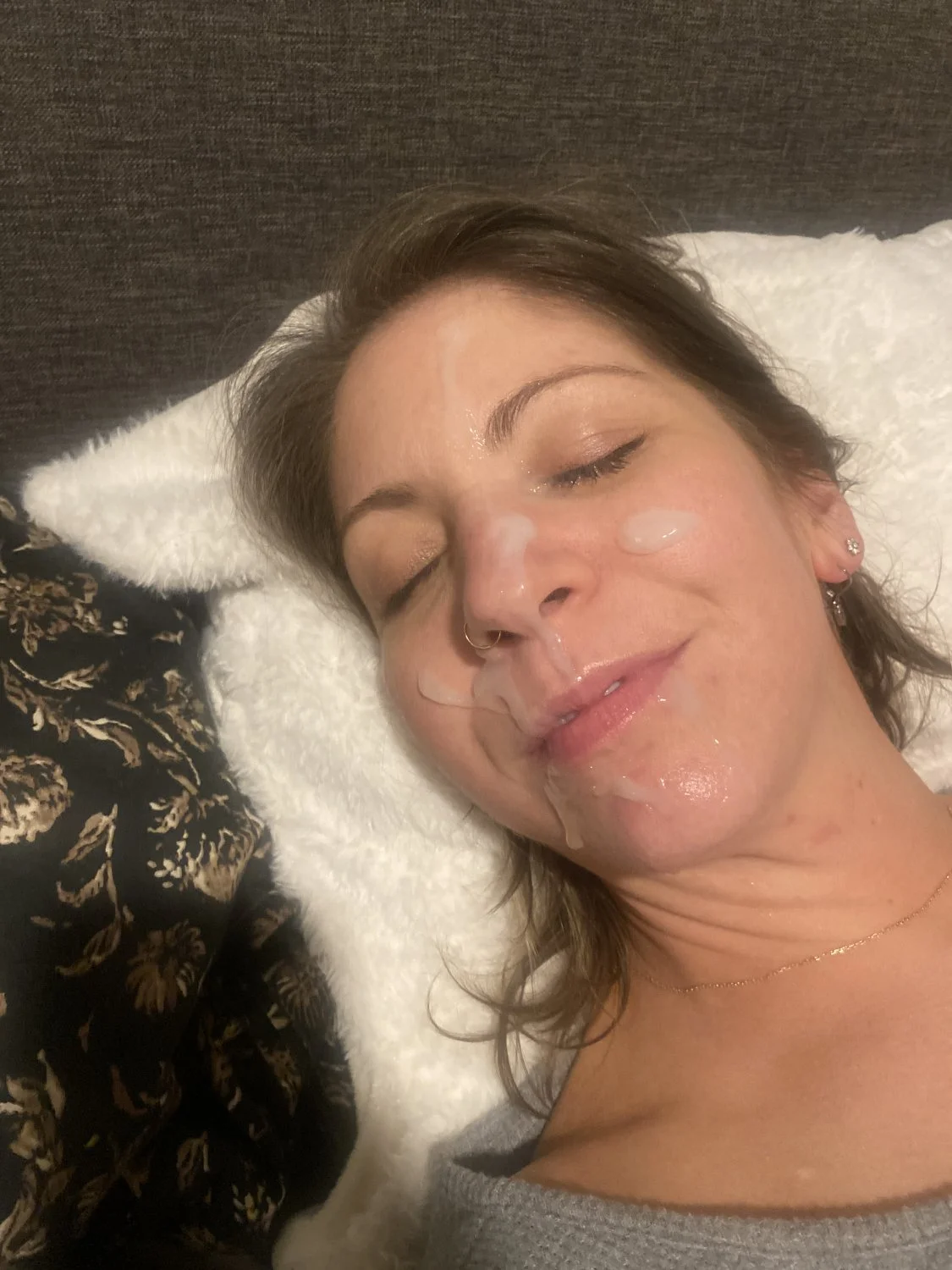 Love being covered in his cum image 7