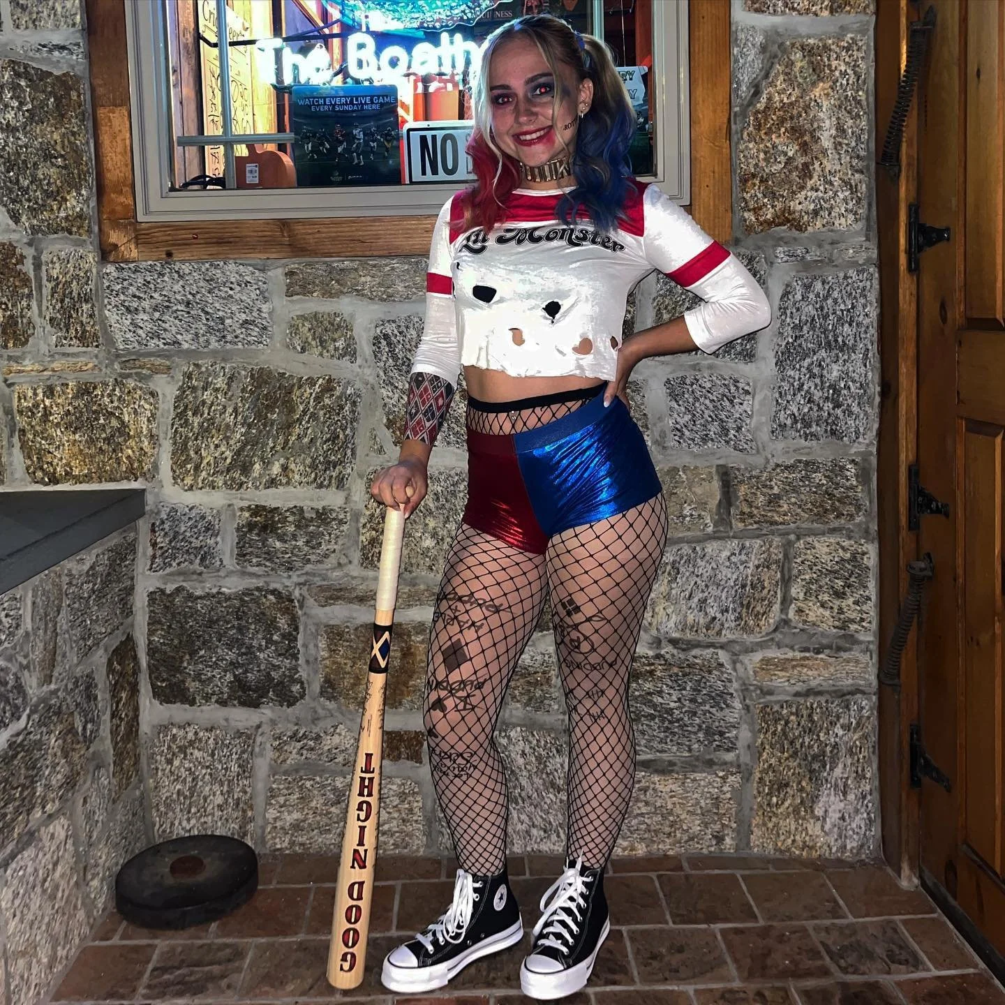 My cousin Krystal: Harley Quinn vs. Tinkerbell (Halloween 2022) (21yo) image 2